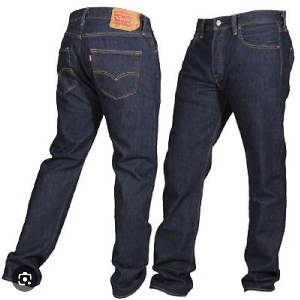 Levi's Men's 501 Original Fit Jeans Straight Leg Button Fly 100% Cotton 36 32